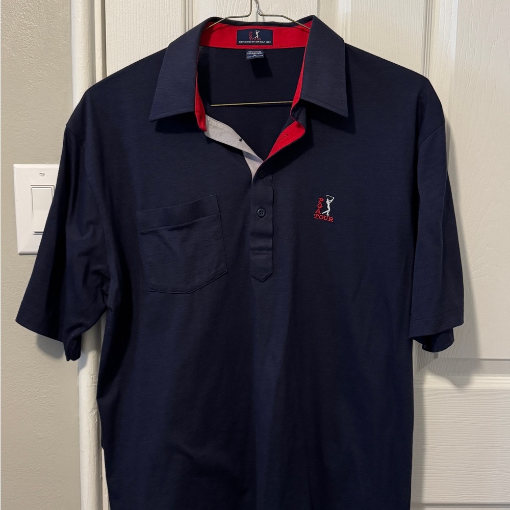 Navy Blue PGA Tour Golf Polo by Ralph Lauren Men's Shirt